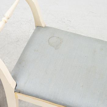 A pair of Empire style stools, 20th Century.