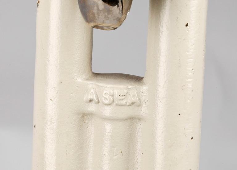 BORDSLAMPA, metall, ASEA, 1900-talets mitt.