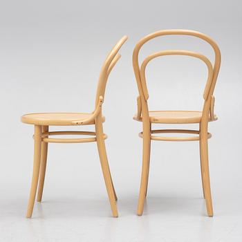Michael Thonet, stolar, 4 st, "No 14", TON.