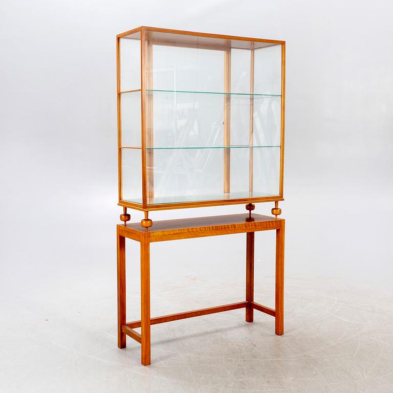 A Josef Frank mahogany display cabinet model nr 2077 later part of the 20th century.