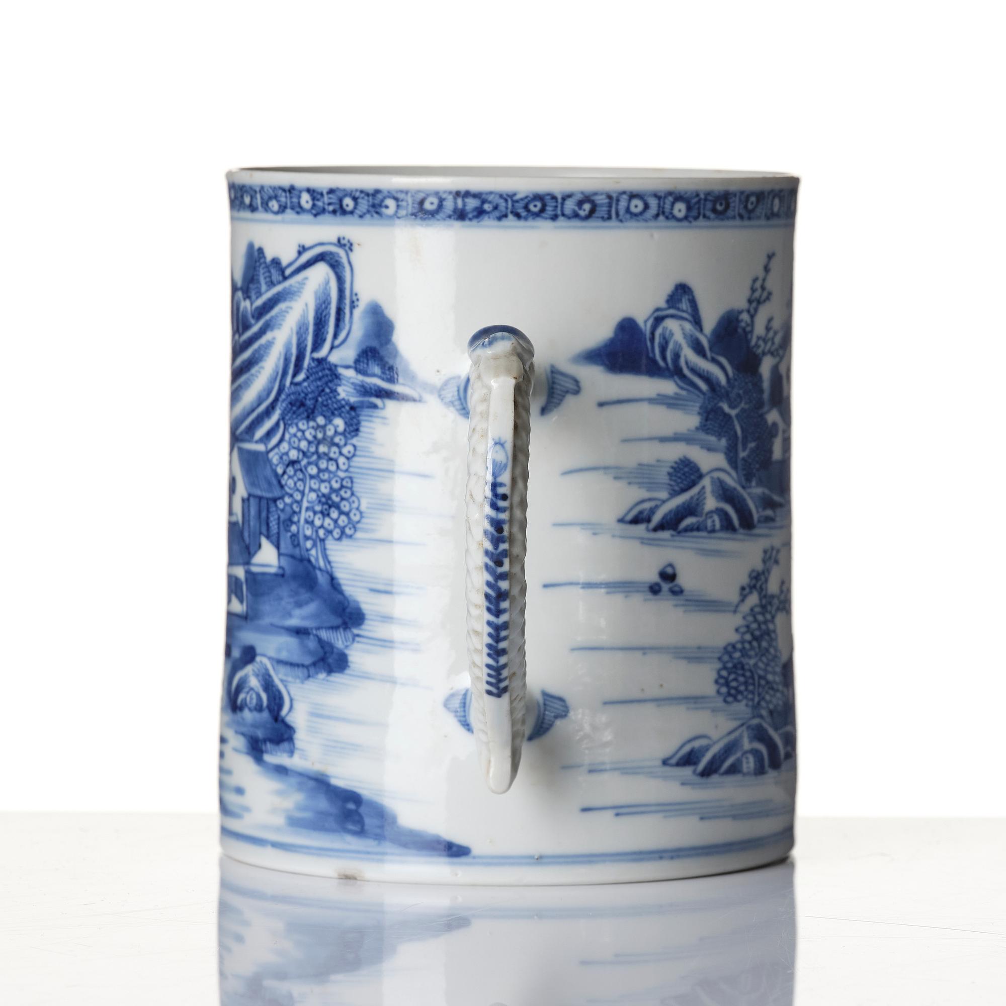 Stop, porslin. Qingdynastin, Qianlong (1736-95).