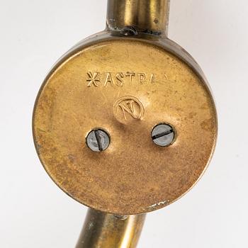 Vägglampor, ett par, Astra, Norge, 1900-talets mitt.