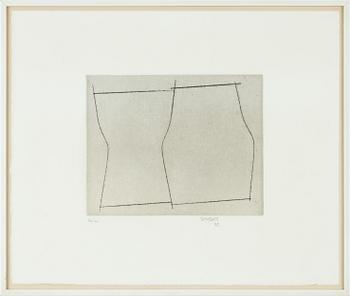 Arturo Bonfanti, etching, signed and numbered 36/40, dated 75.