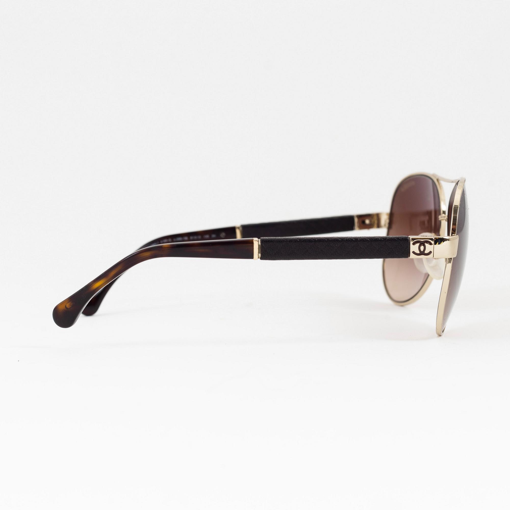 Chanel, sunglasses.