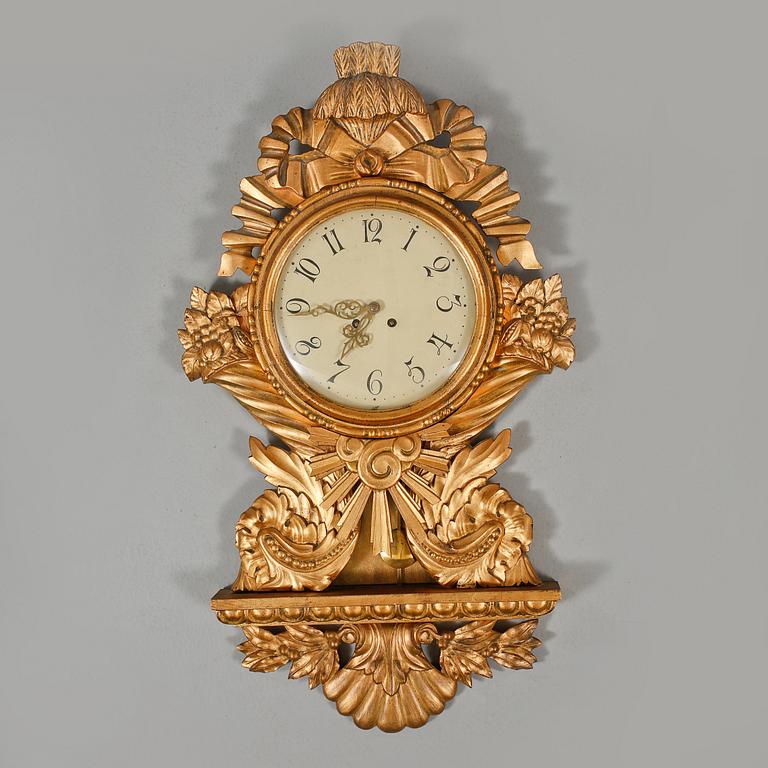 VÄGGPENDYL, gustaviansk stil/empir-stil, tidigt 1900-tal.