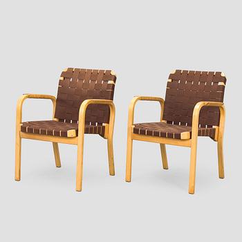 Alvar Aalto, Nojatuoleja, 4 kpl, 45 Artek, 1900-luvun loppu.