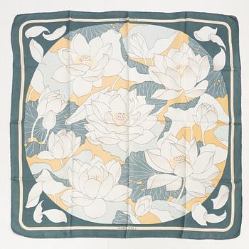 Hermès, scarf, "Fleurs de Lotus".