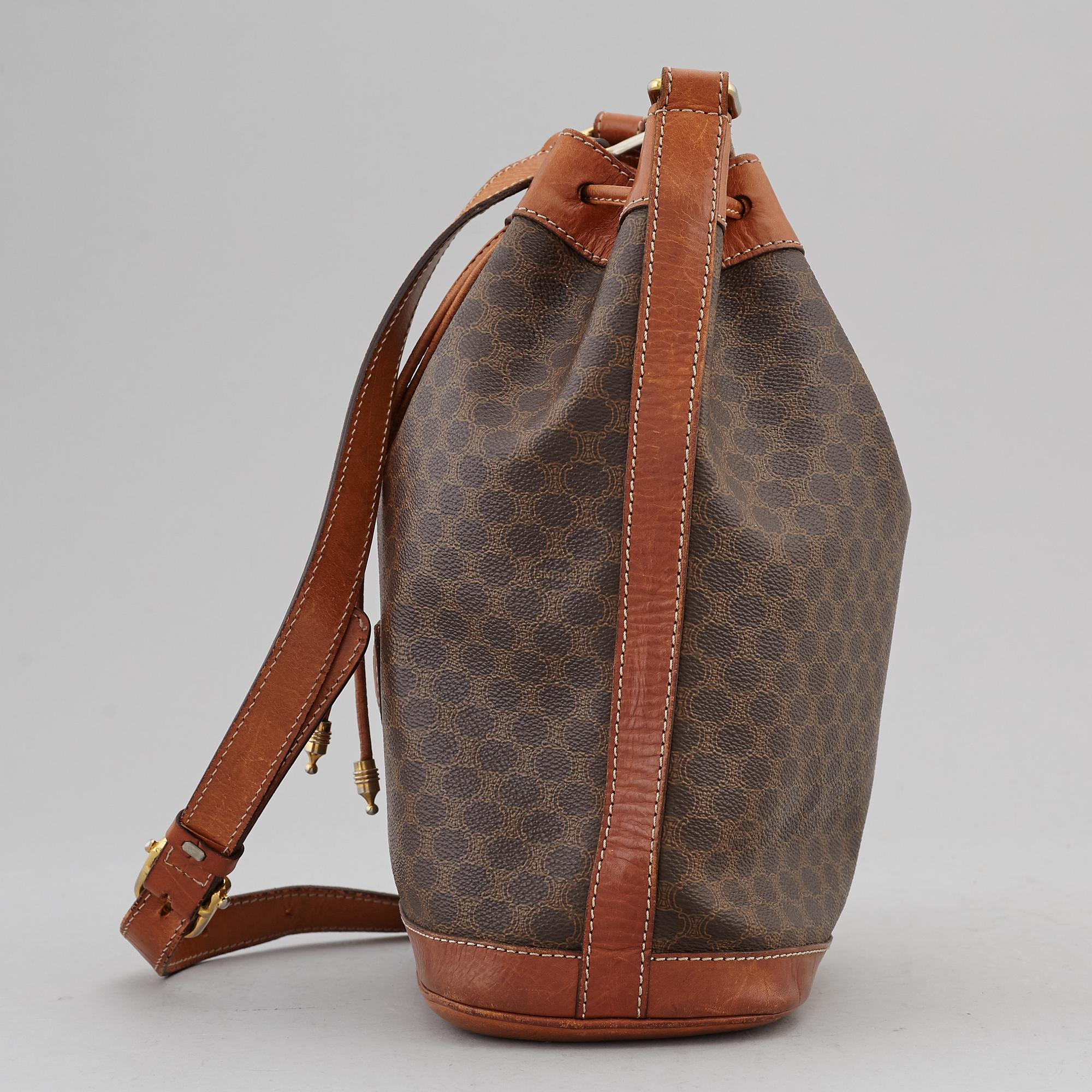 CÉLINE, 'Macadam Bucket Bag'.