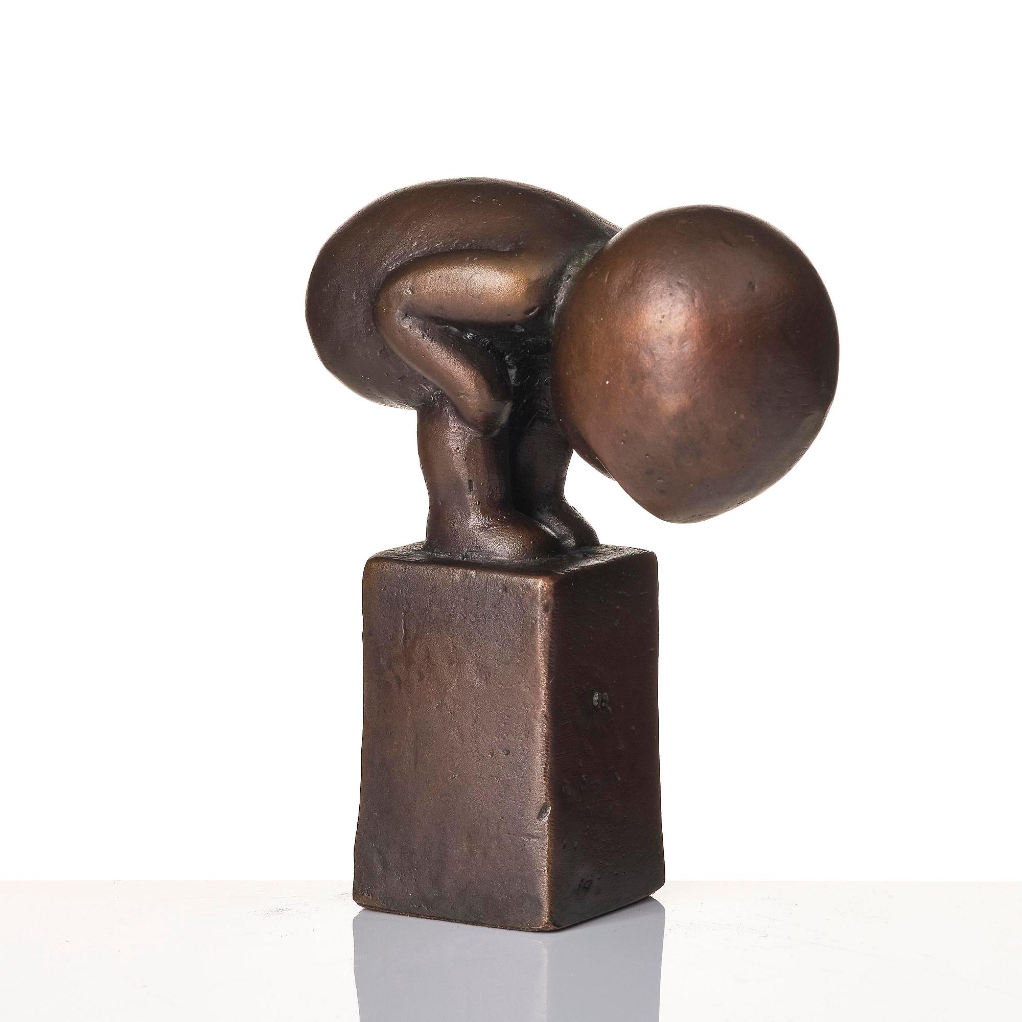 Lisa Larson, skulptur, "Myran", brons, Scandia Present, ca 1978, ed. 411/999.