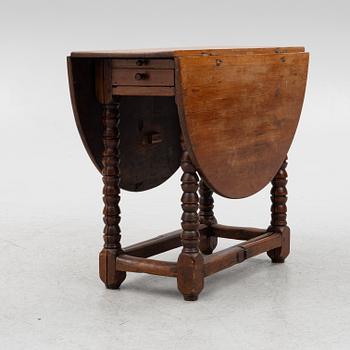 Folding table, Baroque, 18th century.