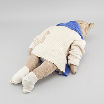 A circa mid 20th century teddy bear.