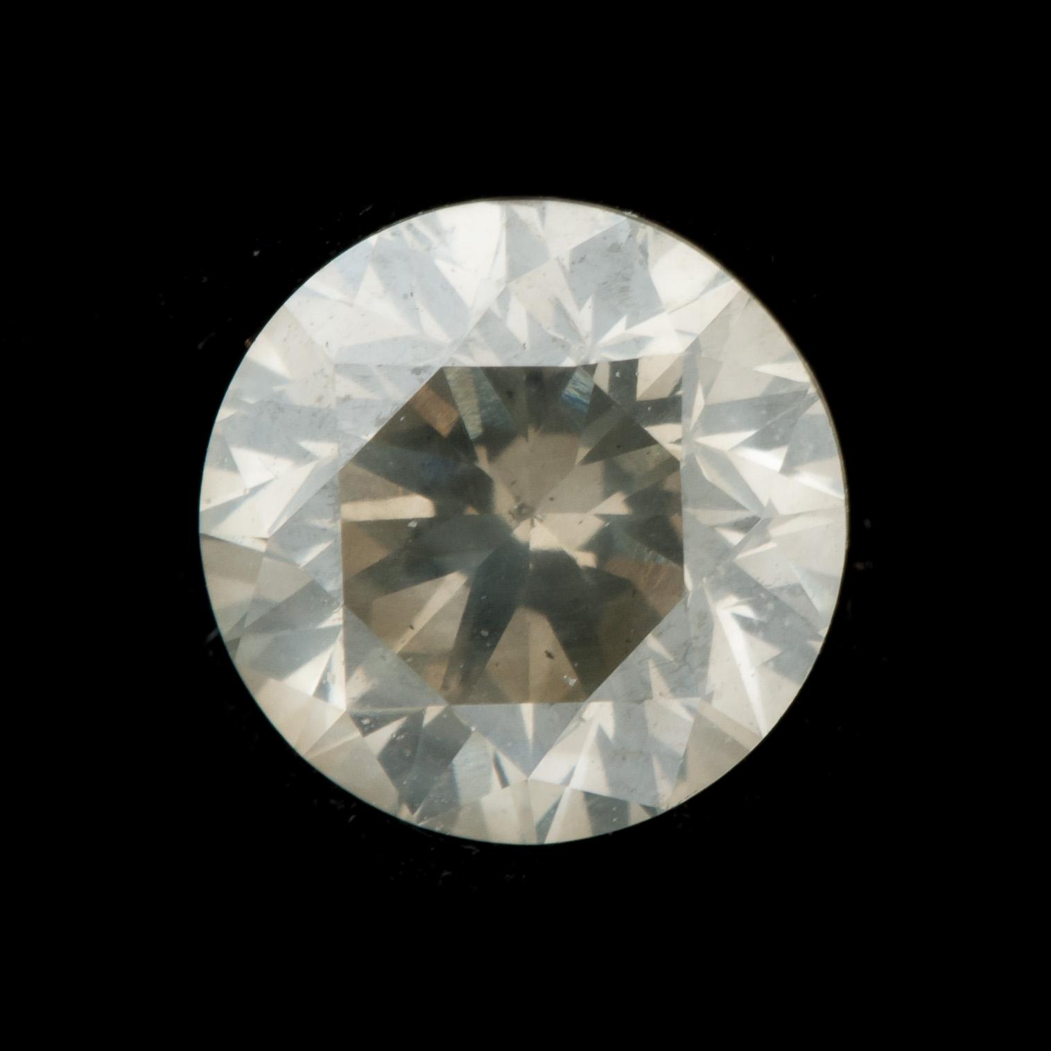 DIAMANT, Oinfattad, briljantslipad, 1,33 ct.