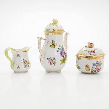 Herend, demitasse kaffeservis, 7 delar,  "Queen Victoria VBO", Ungern.