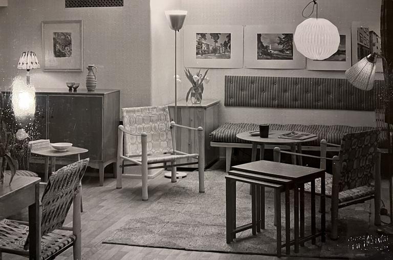 Nordiska Kompaniet, a set of nesting tables, NK-bo 1940s.