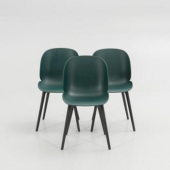 GamFratesi, chairs, 3 pcs, "Beetle Chair", Gubi, Denmark.