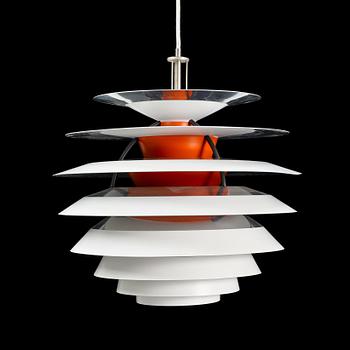 Poul Henningsen, a 'Kontrast' pendant light, Louis Poulsen, Denmark.