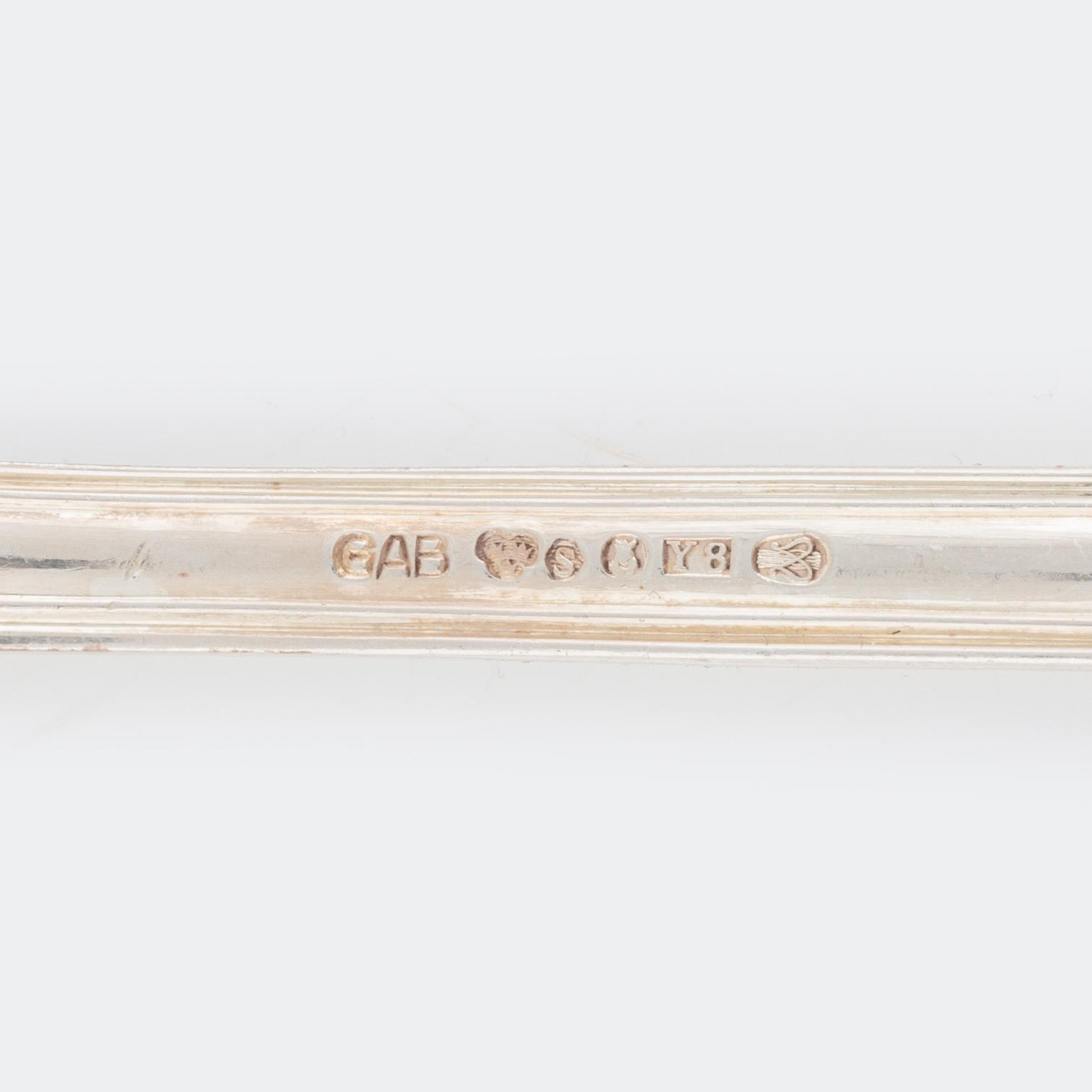 Bestickuppsättning, 99 delar, modell "Olga", bl.a. GAB, Stockholm 1949.