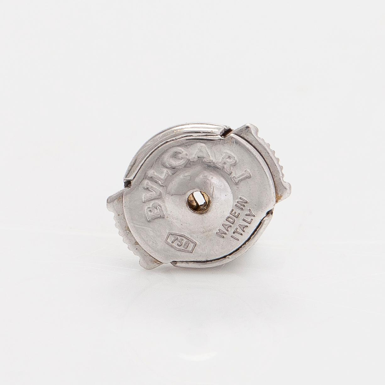 Bulgari, örhängen, "Lucea", 18K vitguld och briljantslipade diamanter.