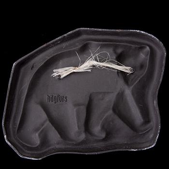 MIKAEL SCHILKIN, relief, gjutjärn, Högfors, signerad och daterad -57.