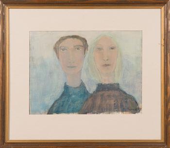 Kalle Eskola, sekatekniikka, signeerattu ja päivätty -79.