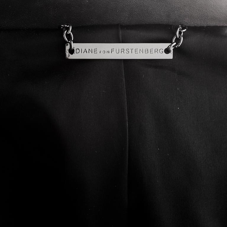 LEATHERJACKET, Diana von Furstenberg, size 6.