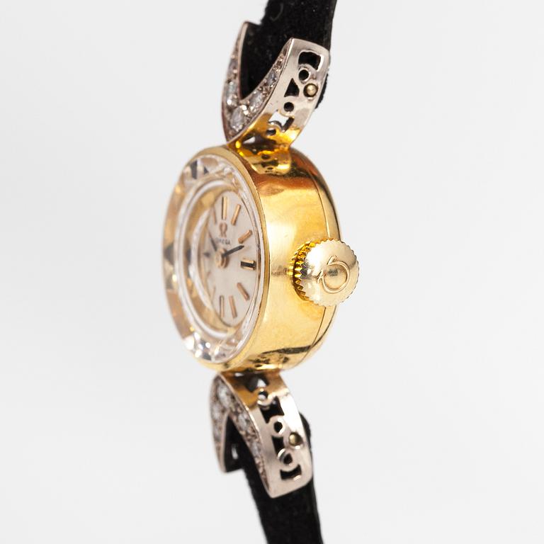 OMEGA, Saphette, armbandsur, 15,4 mm.