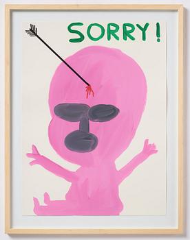 David Shrigley, "Untitled (Sorry)".