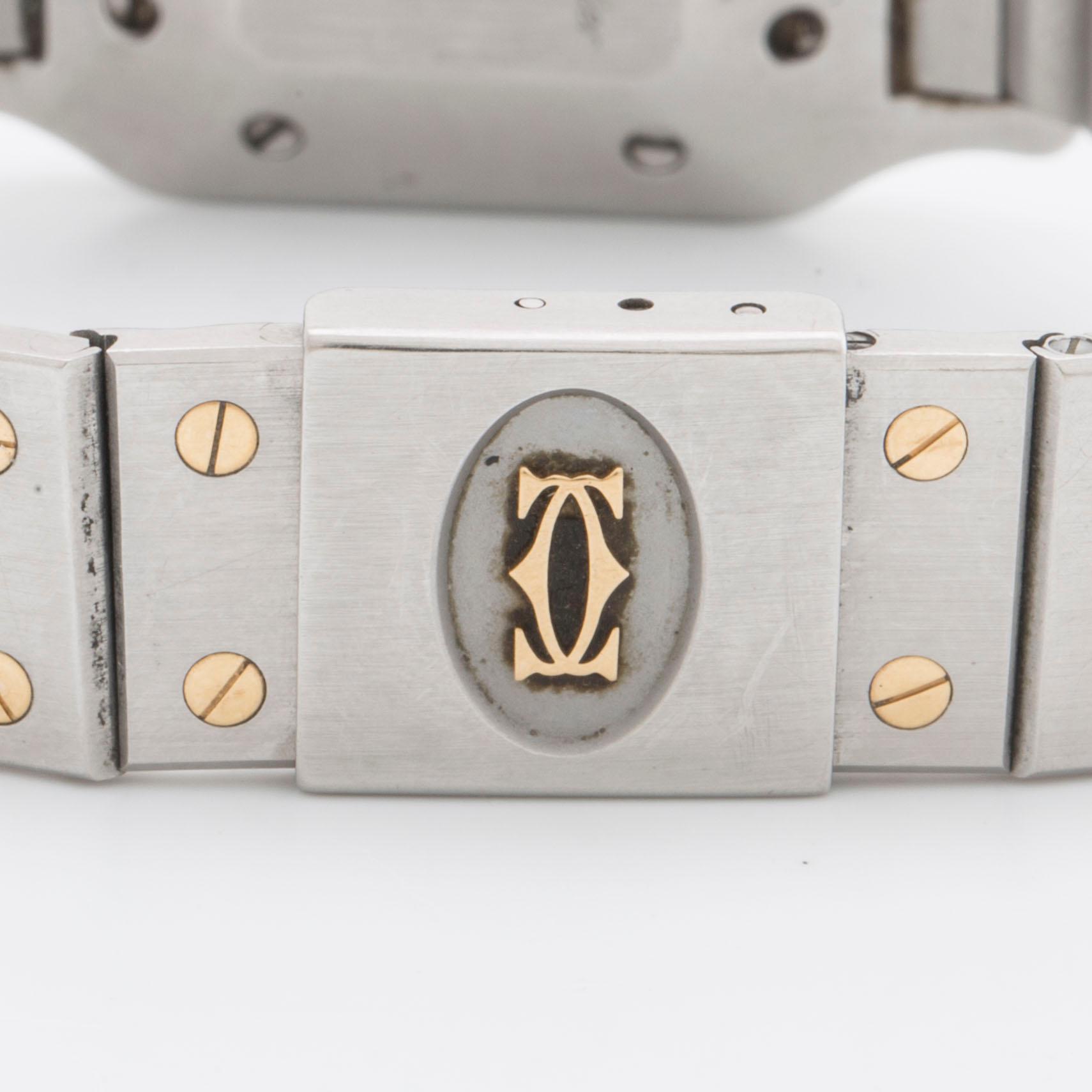 CARTIER Santos, armbandsur, c:a 28 mm c:a 1987.