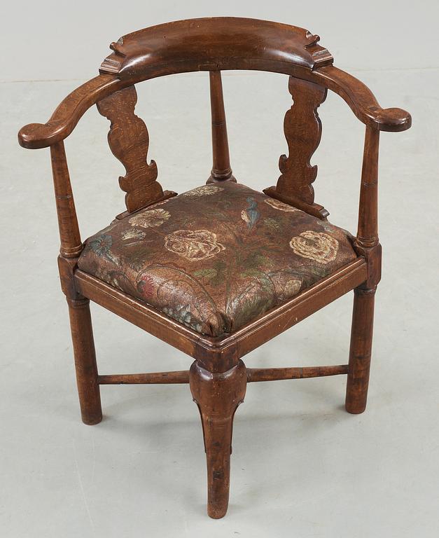 PUDERSTOL, senbarock, 1700-tal.