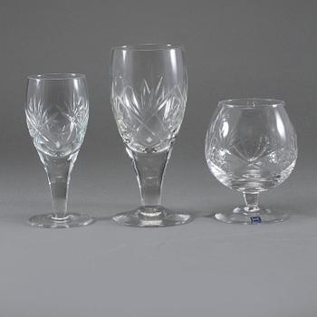 GLASSERVISDELAR, 25 st, Hadeland, Norge, 1900-talets fjärde kvartal.