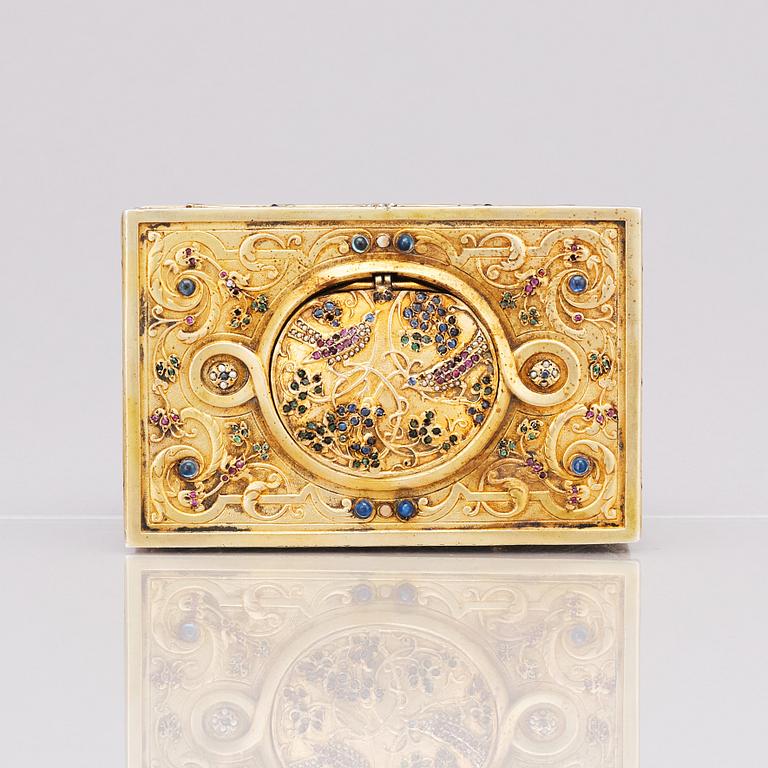 Music box. Possibly Switzerland, late 19th century.