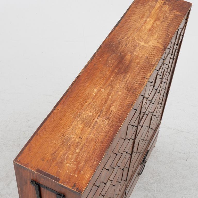 A pharmacy cabinet, Kyoto, Japan, first part of the 20th century.