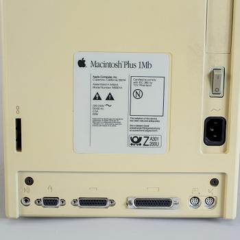 DATOR, Macintosh, Plus 1Mb, inköpt 1983-84.