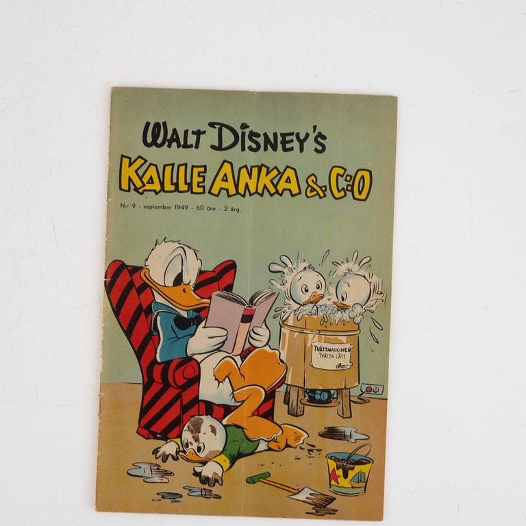 Comic book, "Kalle Anka & Co" No. 9, 1949.