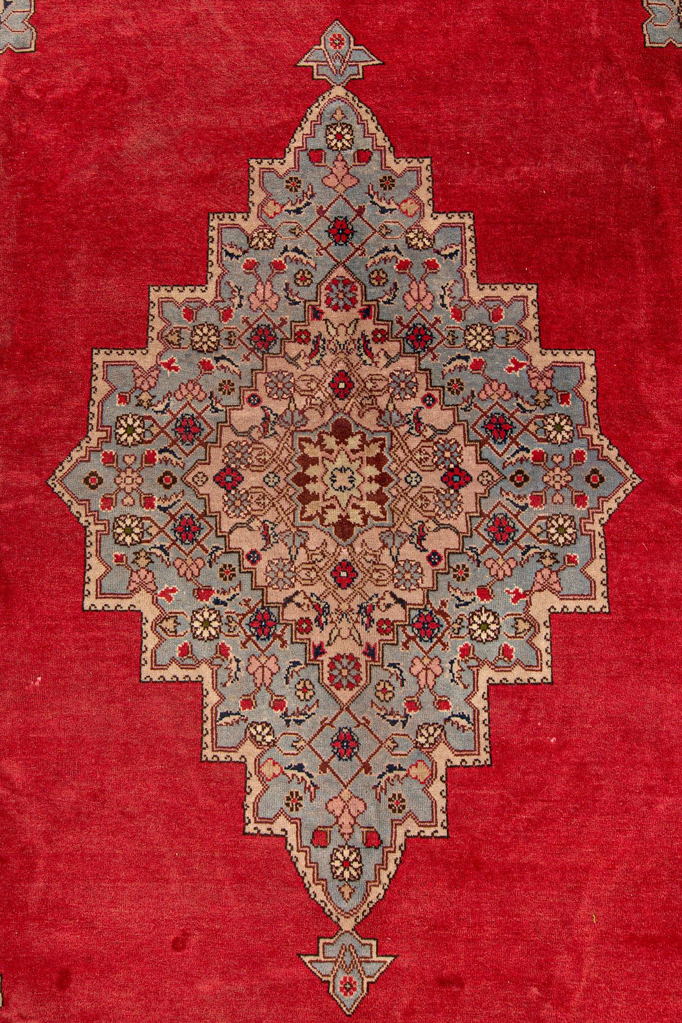 A semintique Tabris carpet ca 350x243 cm.