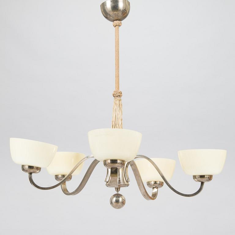 Paavo Tynell, taklampa, modell 1351, Taito 1930-tal.