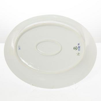 Royal Copenhagen, 35 pieces of a porcelain 'Blue Fluted' half lace dinner service, Denmark, 1889-1978.