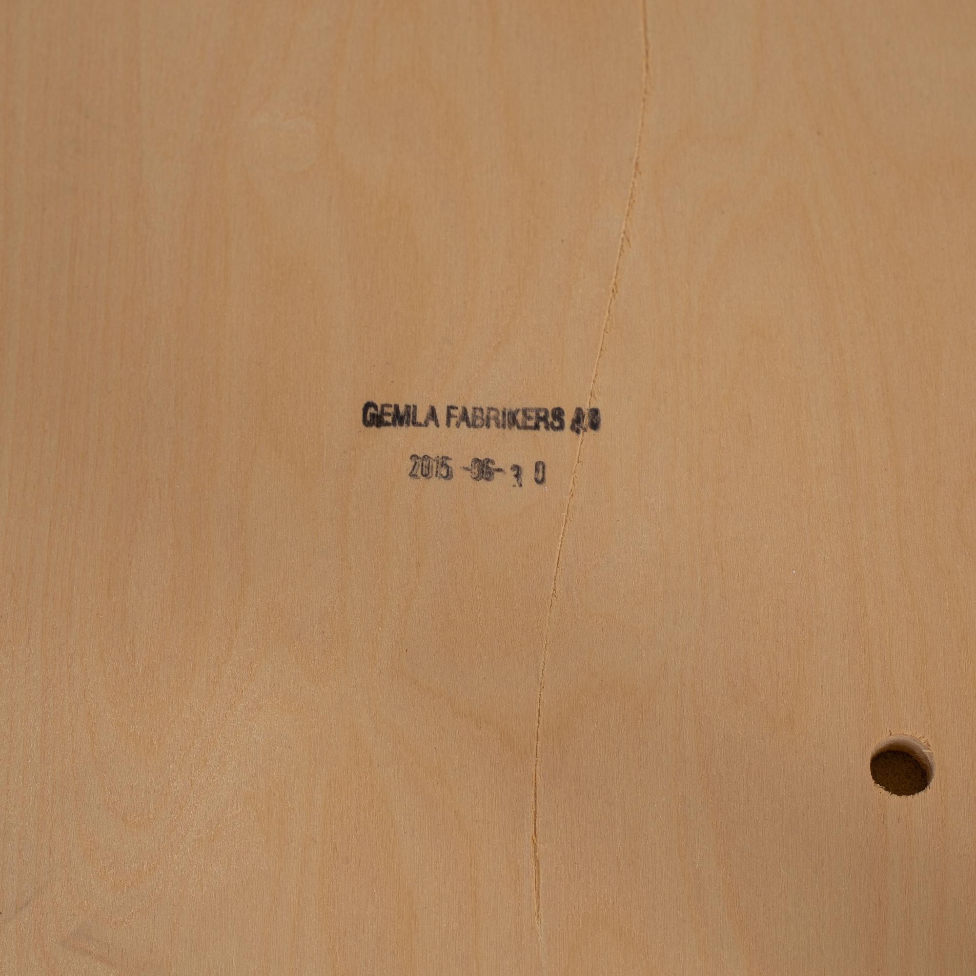 Front, armchairs, a pair, "Collage", Gemla, 2015.