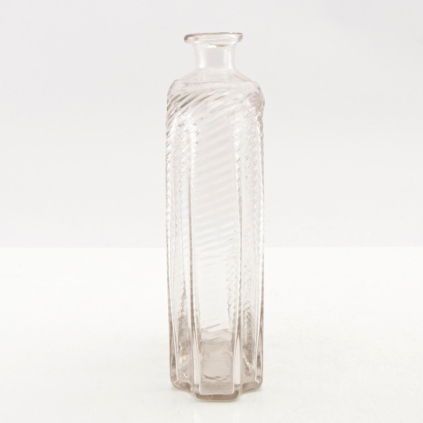 A  Swedish glass bottle, Skånska Glasbruket, 18th century.
