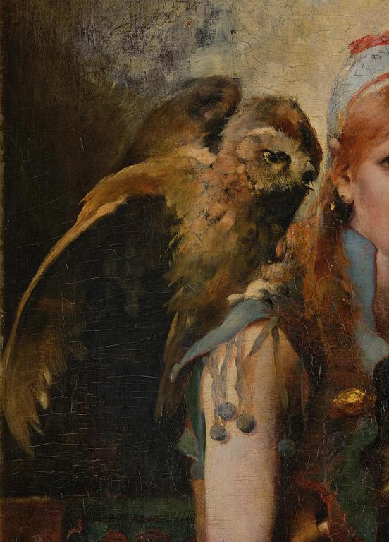 Carl Larsson, "Häxans dotter" ("The Witches daughter").