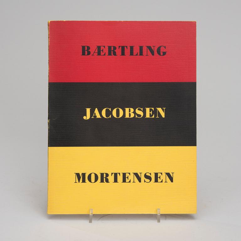 BOK, "Konkret Realism, Baertling, Jacobsen, Mortensen", Åke Nyblom & Co Boktryckeri AB, Stockholm 1956.