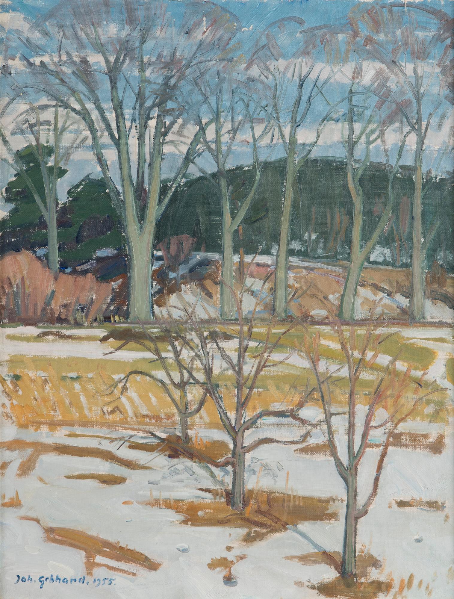 Johannes Gebhard, Early spring.