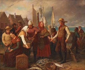 551. Gustaf Brusewitz, The Fish Market.