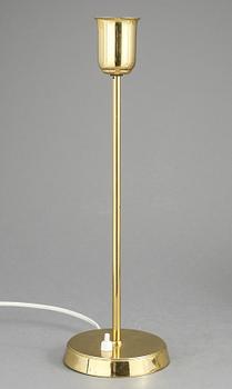 BORDSLAMPA, mässing, 1900-tal.