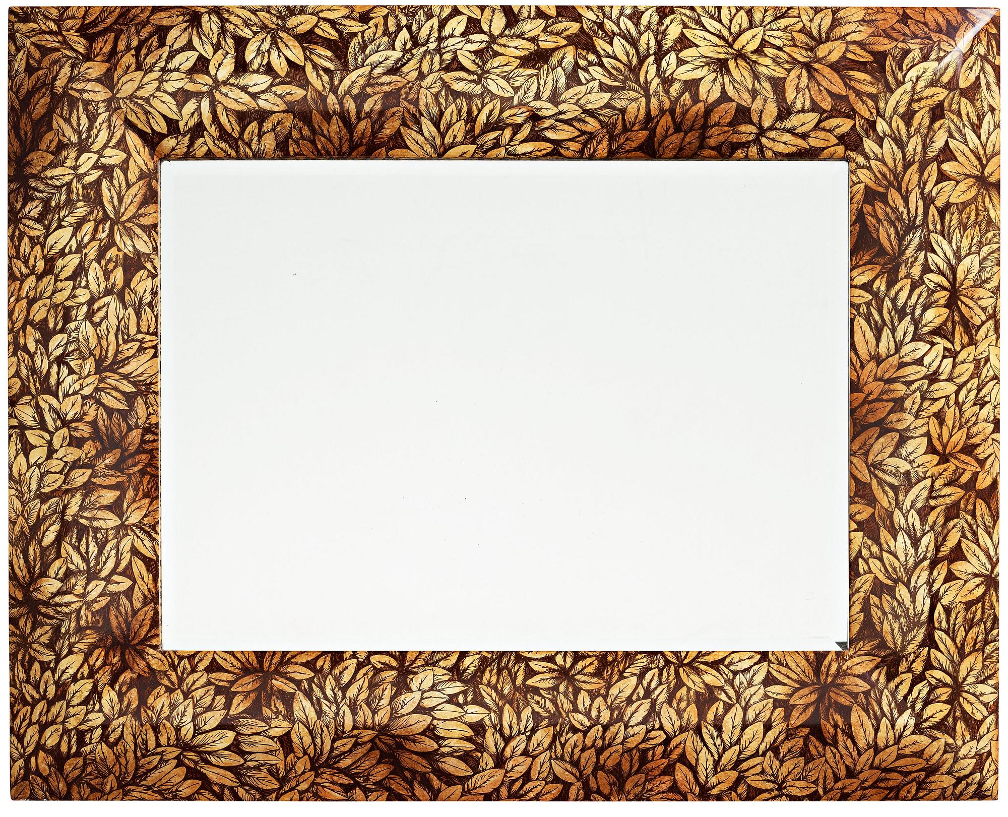 Piero Fornasetti, a "Leopardo" wall mirror, Milan, Italy.
