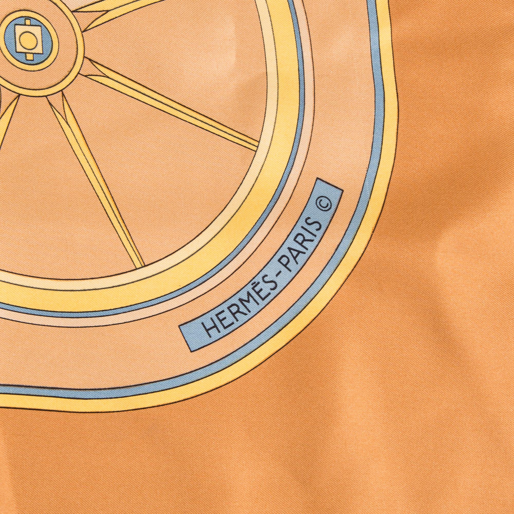 HERMÉS, "Washington's Carriage", scarf.