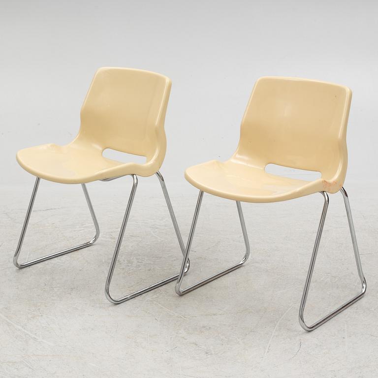 Svante Schöblom, chairs, 6 pcs, "Snille", 1970s.