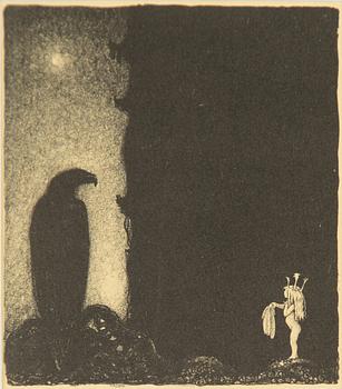 John Bauer, "Här har du allt, som återstår av mina kläder".