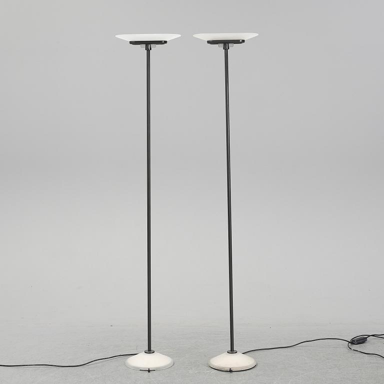 PERRY KING, SANTIAGO MIRANDA & GIANLUIGI ARNALD, a pair of 'Jill' floor lights, Arteluce, Italy.