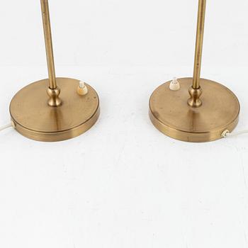 Josef Frank, a pair of brass table lamps.